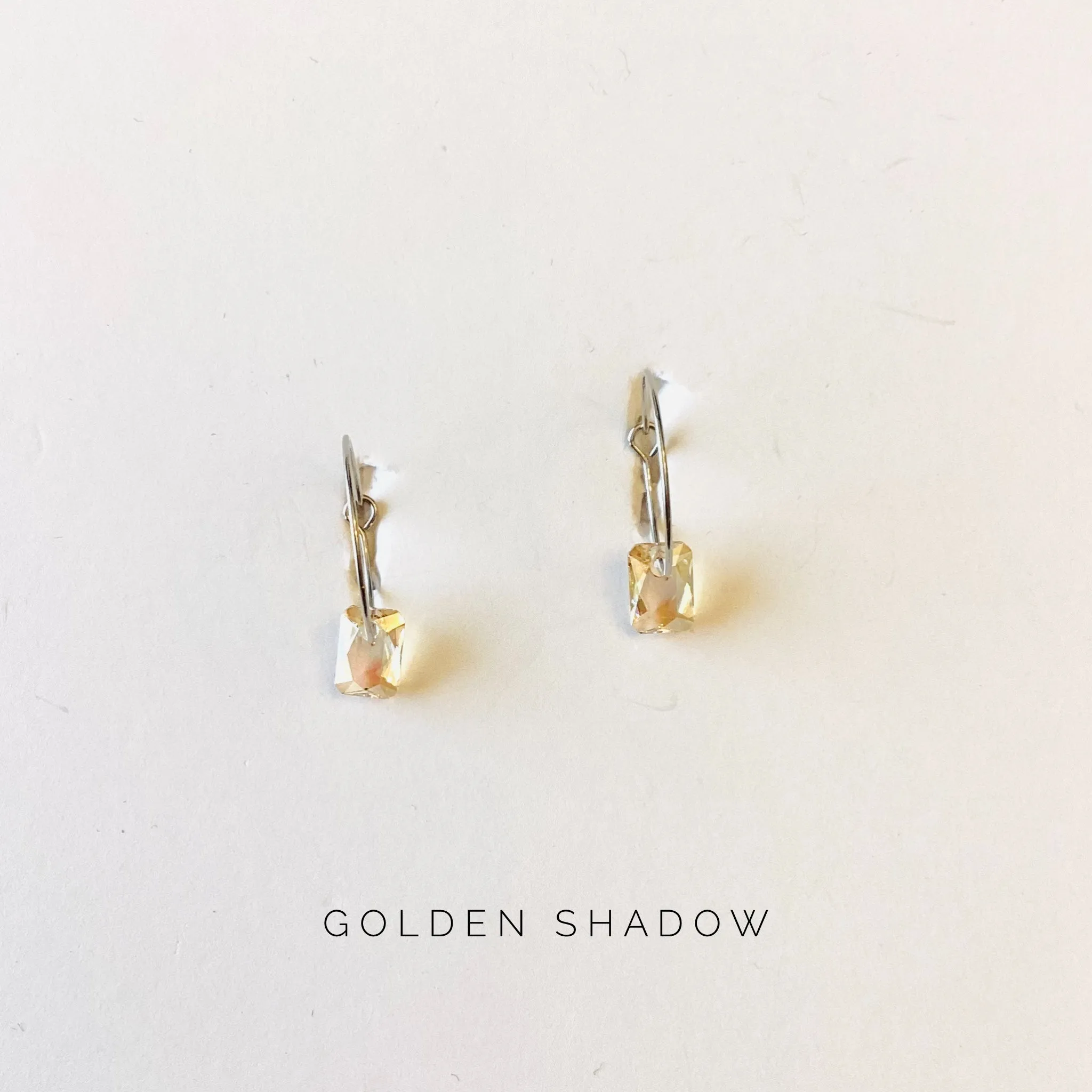 Simple Rectangle Hoop Earrings {Multiple Colors!}