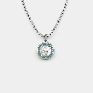 Small - Silver / Baby Blue