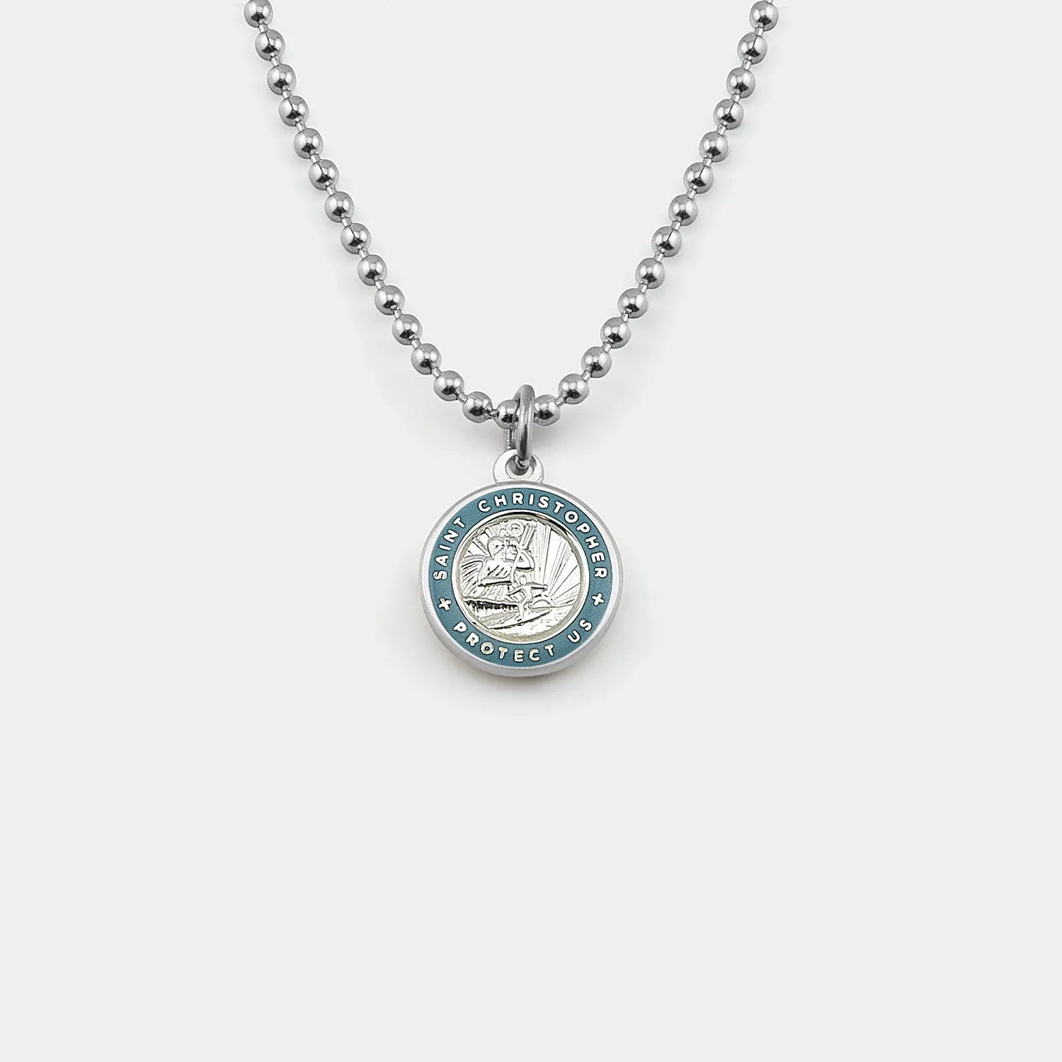 Small - Silver / Baby Blue