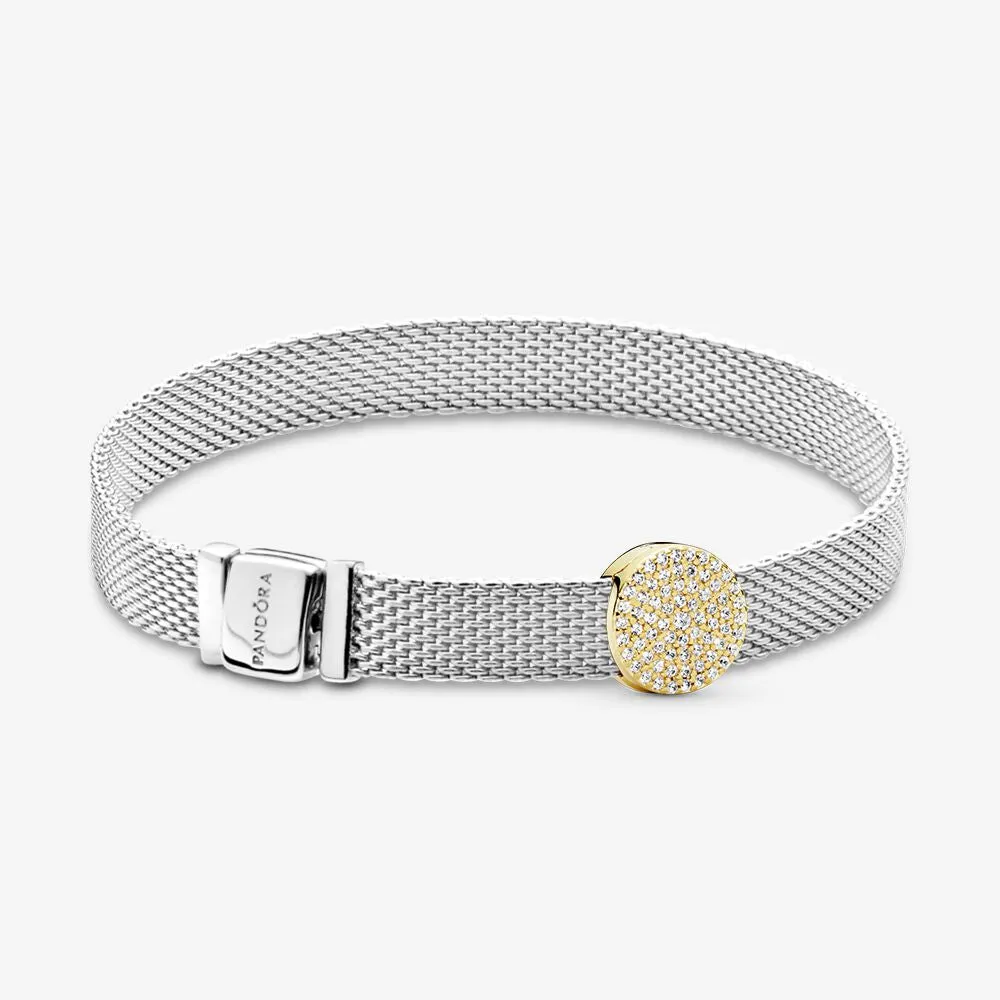 Spot of Gold Mesh Bracelet Set