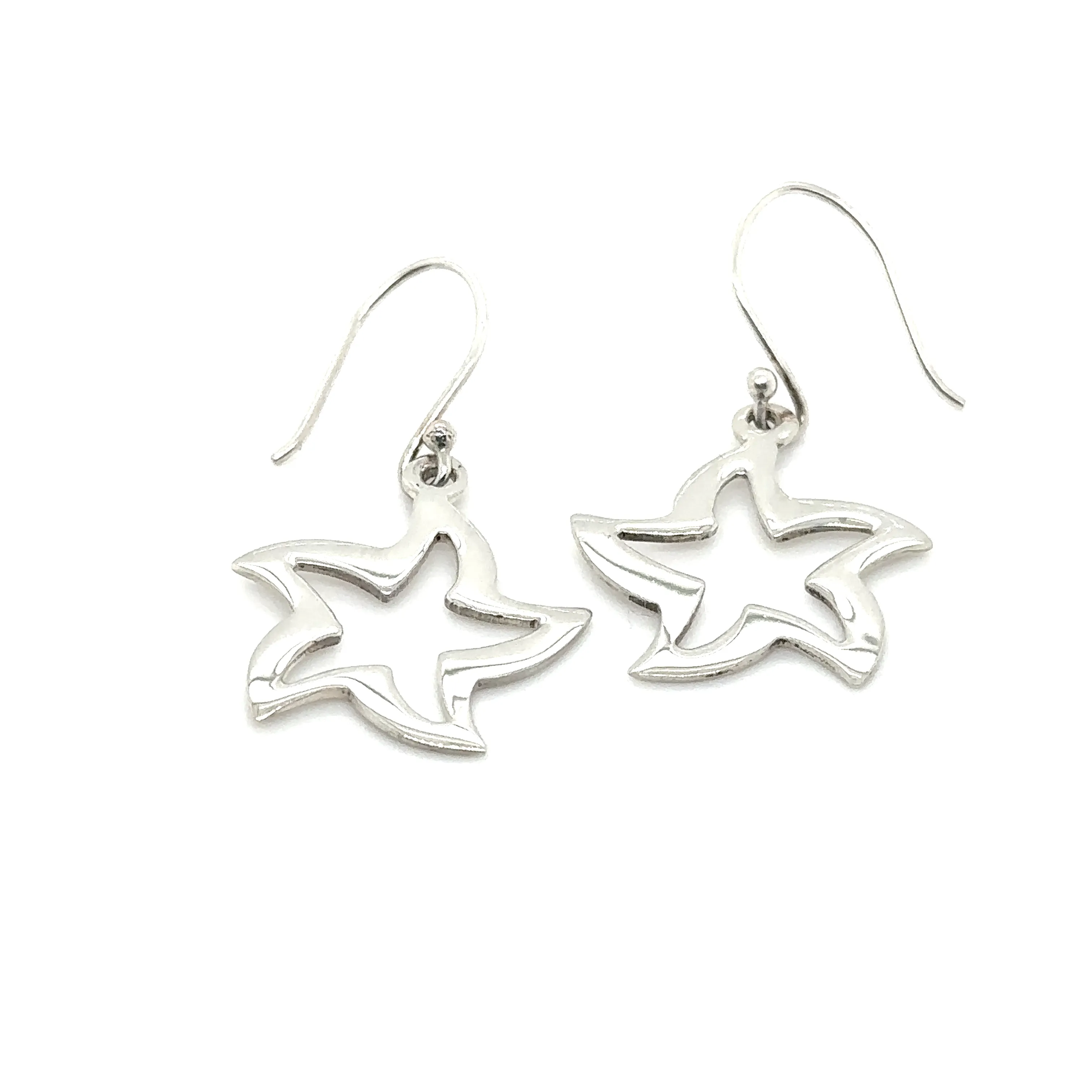 Star Shape Open Earrings