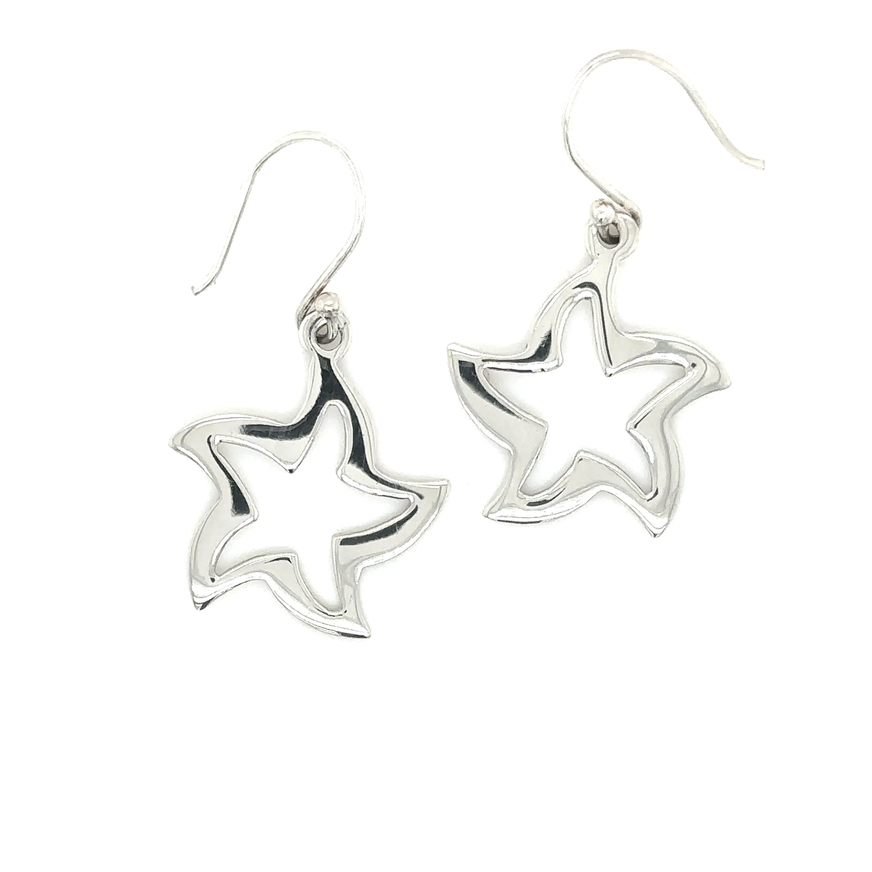 Star Shape Open Earrings