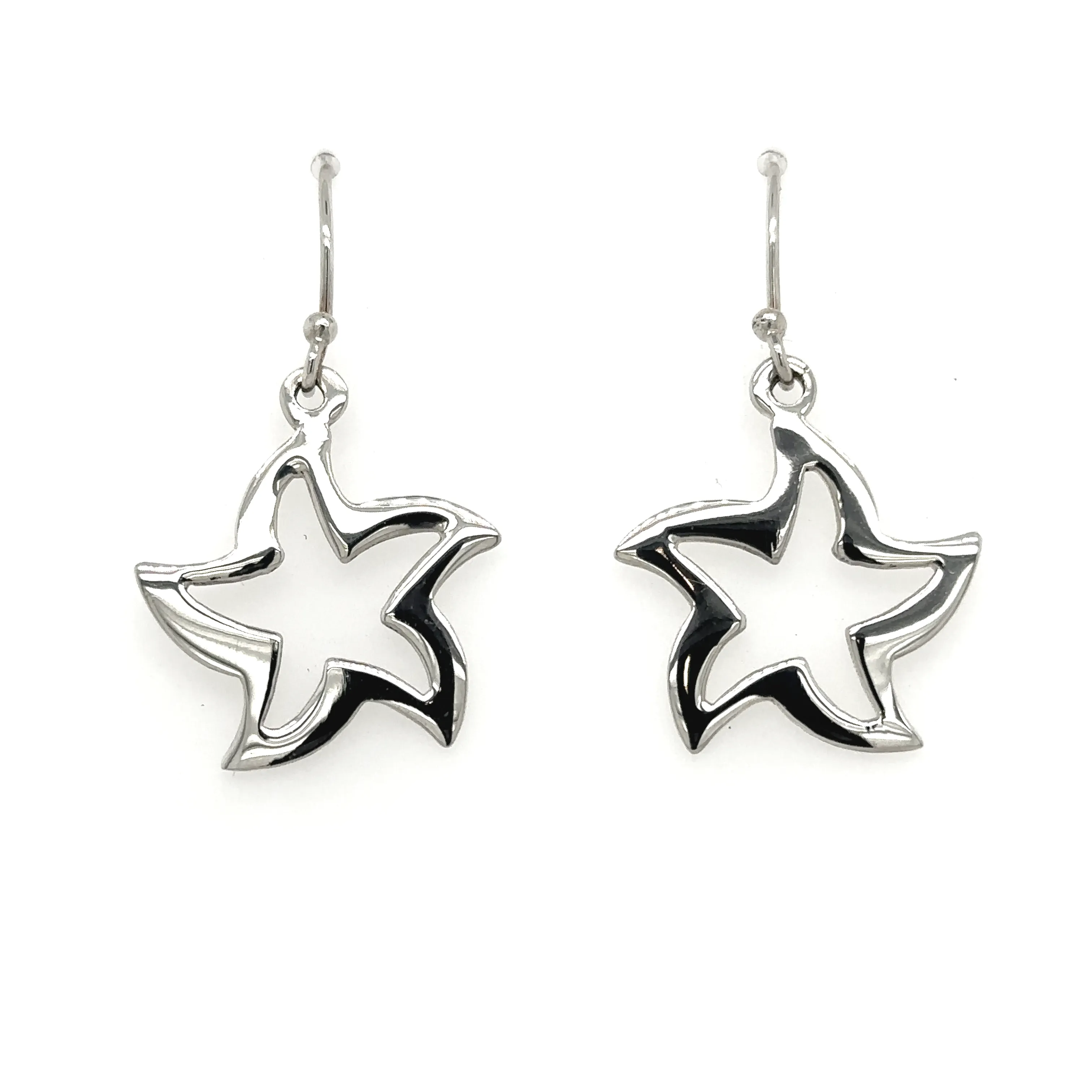 Star Shape Open Earrings