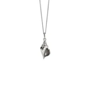 Sterling Silver Conch Charm Necklace