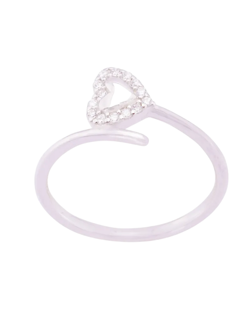 Stylish Adjustable  silver Ring
