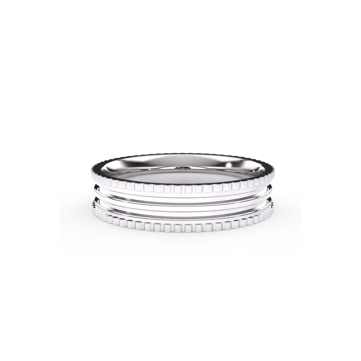 Stylish Two Line Diamond Band For Women