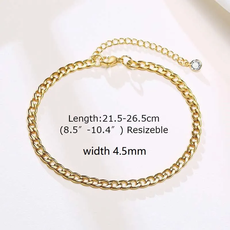 Tarnish Free  - Chain Bracelet