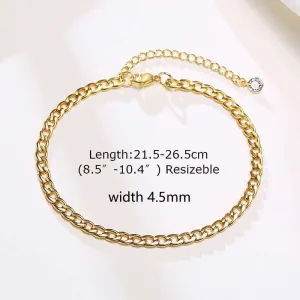 Tarnish Free  - Chain Bracelet