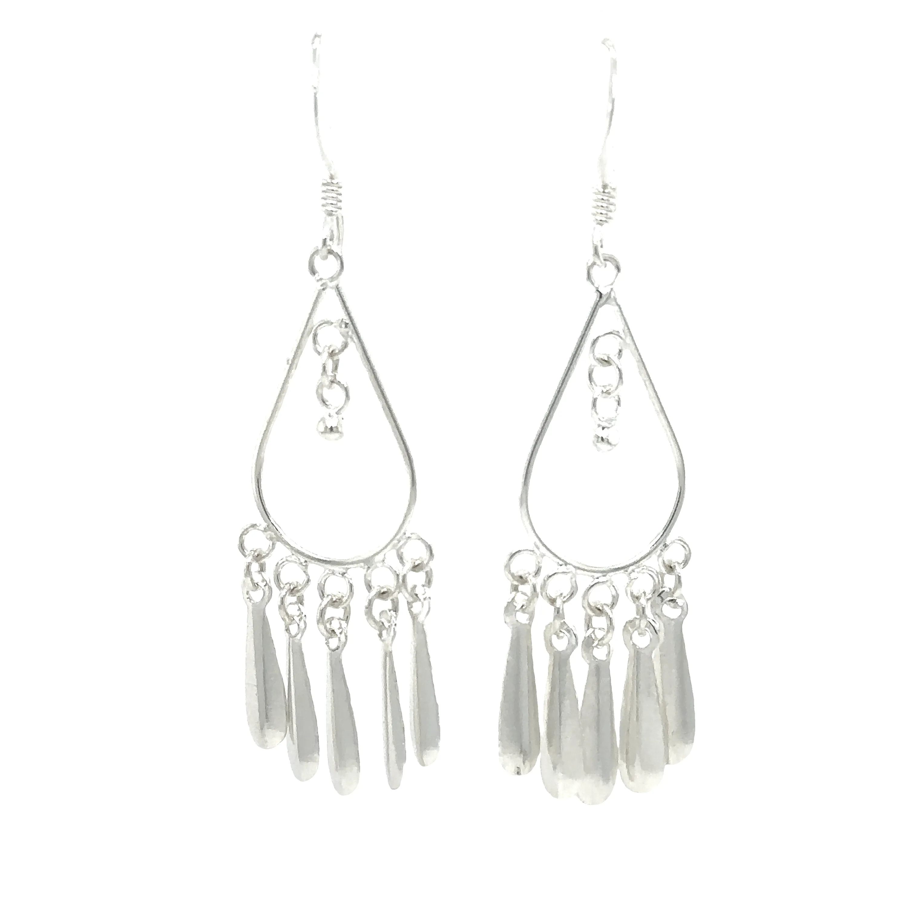 Teardrop Tassel Earrings