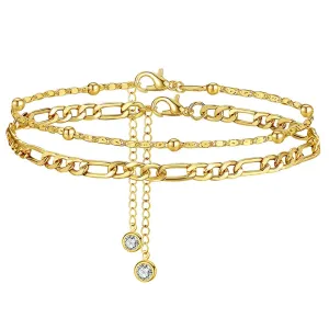 Two Chains Anklet