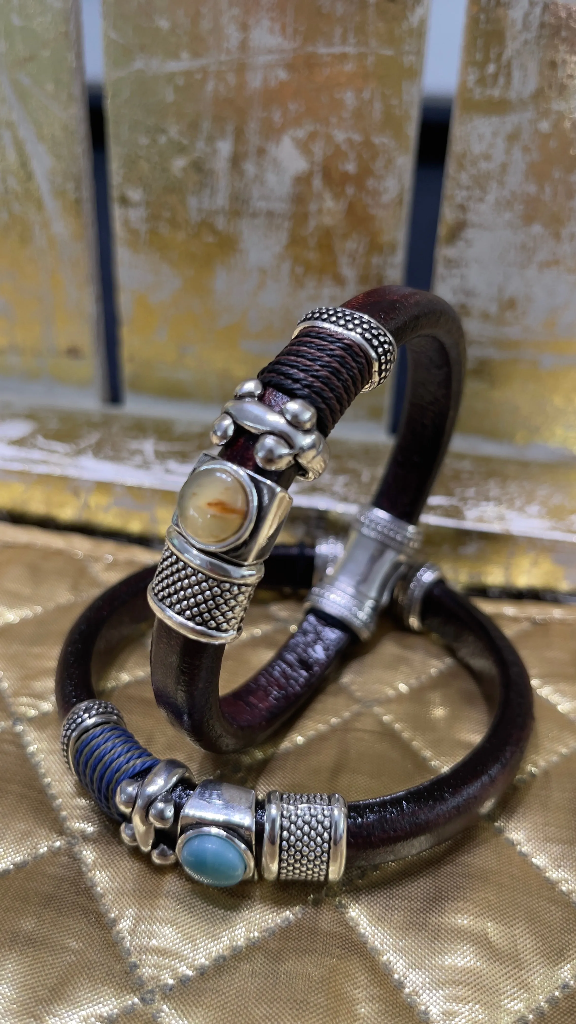 Urban style stone bracelet