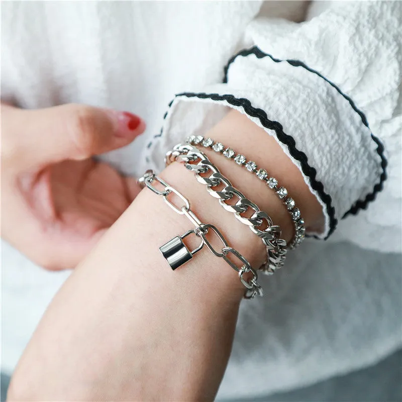 Wholesale Punk Style Women's Alloy Bracelets