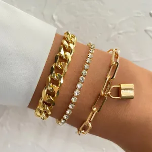 Wholesale Punk Style Women's Alloy Bracelets