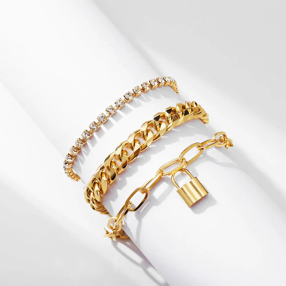Wholesale Punk Style Women's Alloy Bracelets