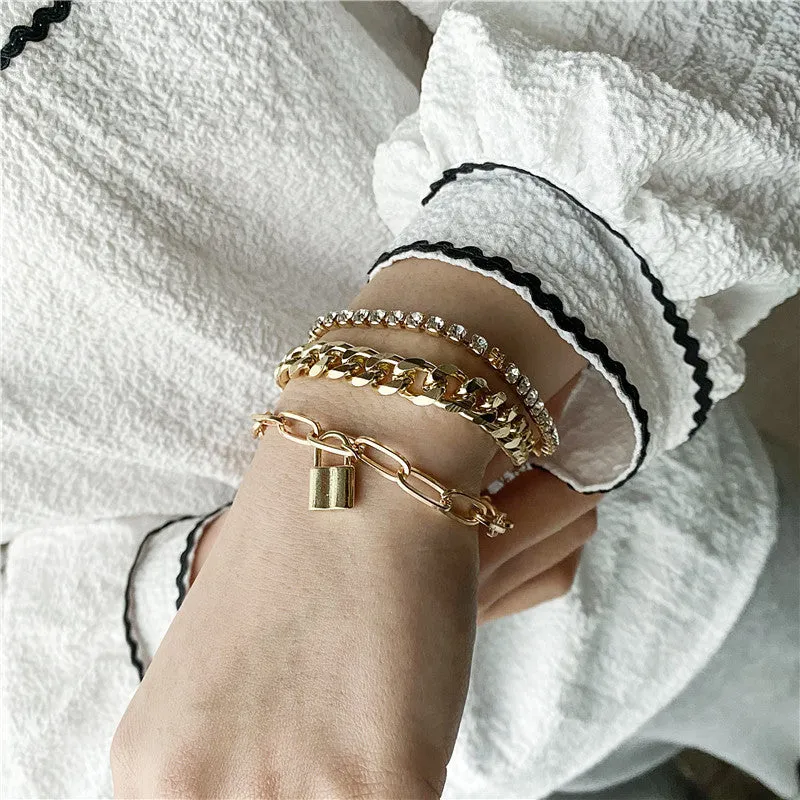 Wholesale Punk Style Women's Alloy Bracelets