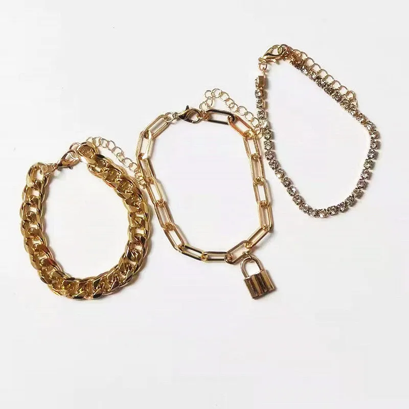 Wholesale Punk Style Women's Alloy Bracelets