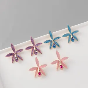 Wholesale Simple Floral  Earrings