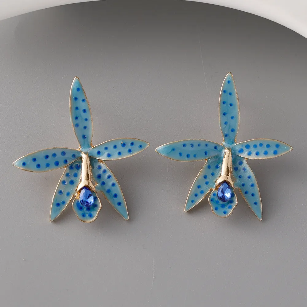 Wholesale Simple Floral  Earrings