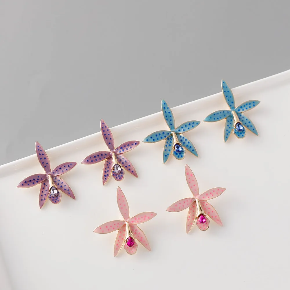 Wholesale Simple Floral  Earrings