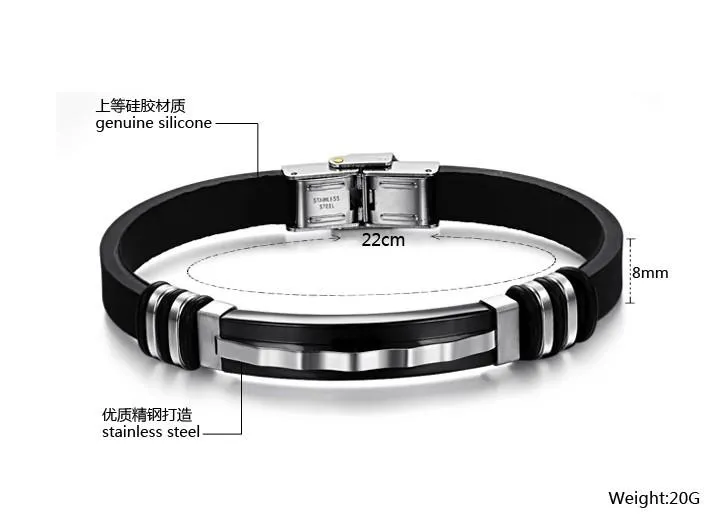 Zap Stainless Steel Men's Bracelet